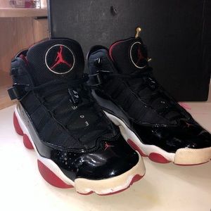 ❤️🖤 Jordan 6 Rings GS 'Bred' Size 5y ❤️🖤